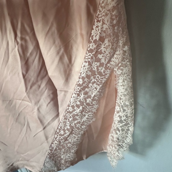 Elegant Peach Maxi Dress - Picture 2 of 6